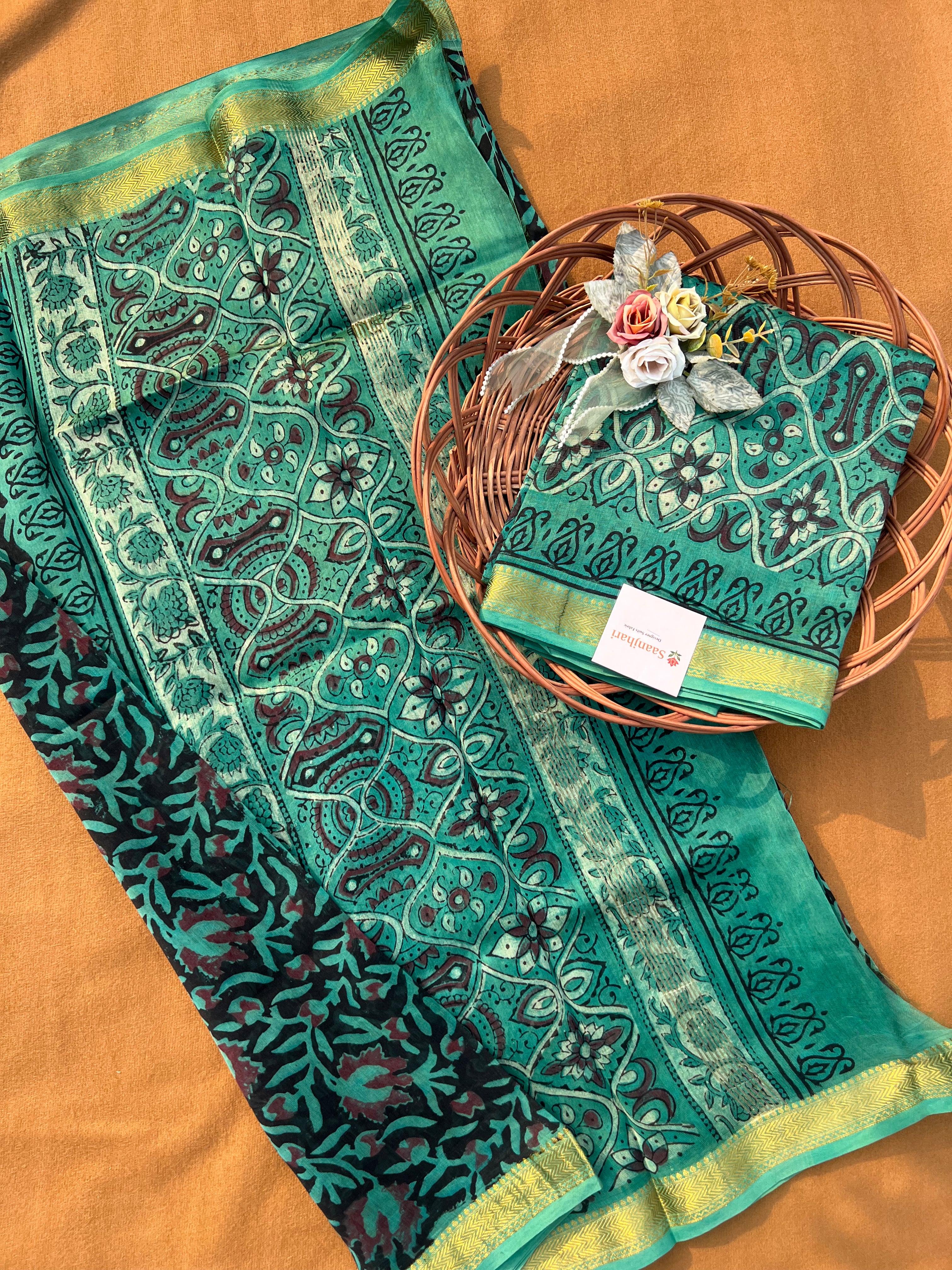 Ethnic Pure Cotton Suit Set with Dupatta – Warli & Traditional Prints