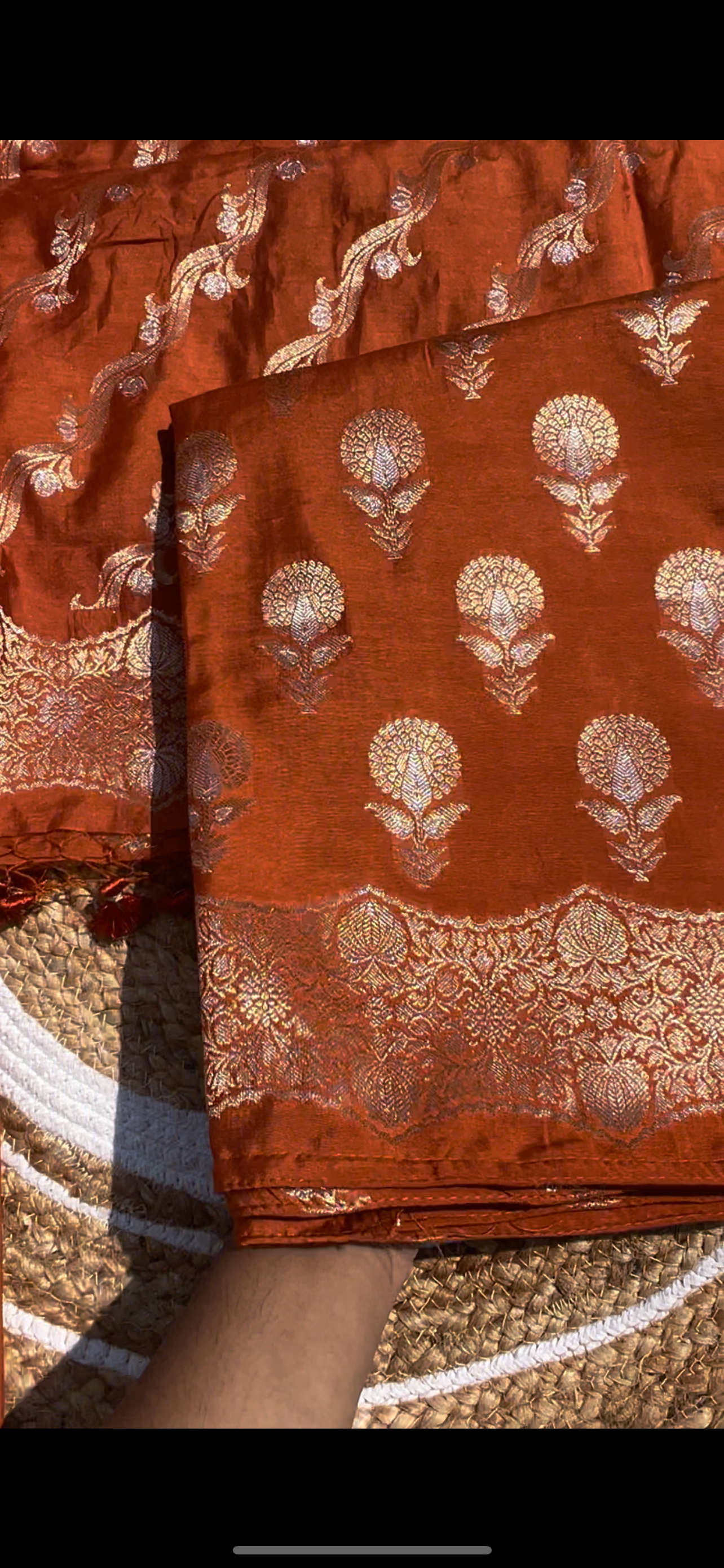 Designer Banarasi Silk Unstitched Suit Set – Perfect for Festive & Party Occasions