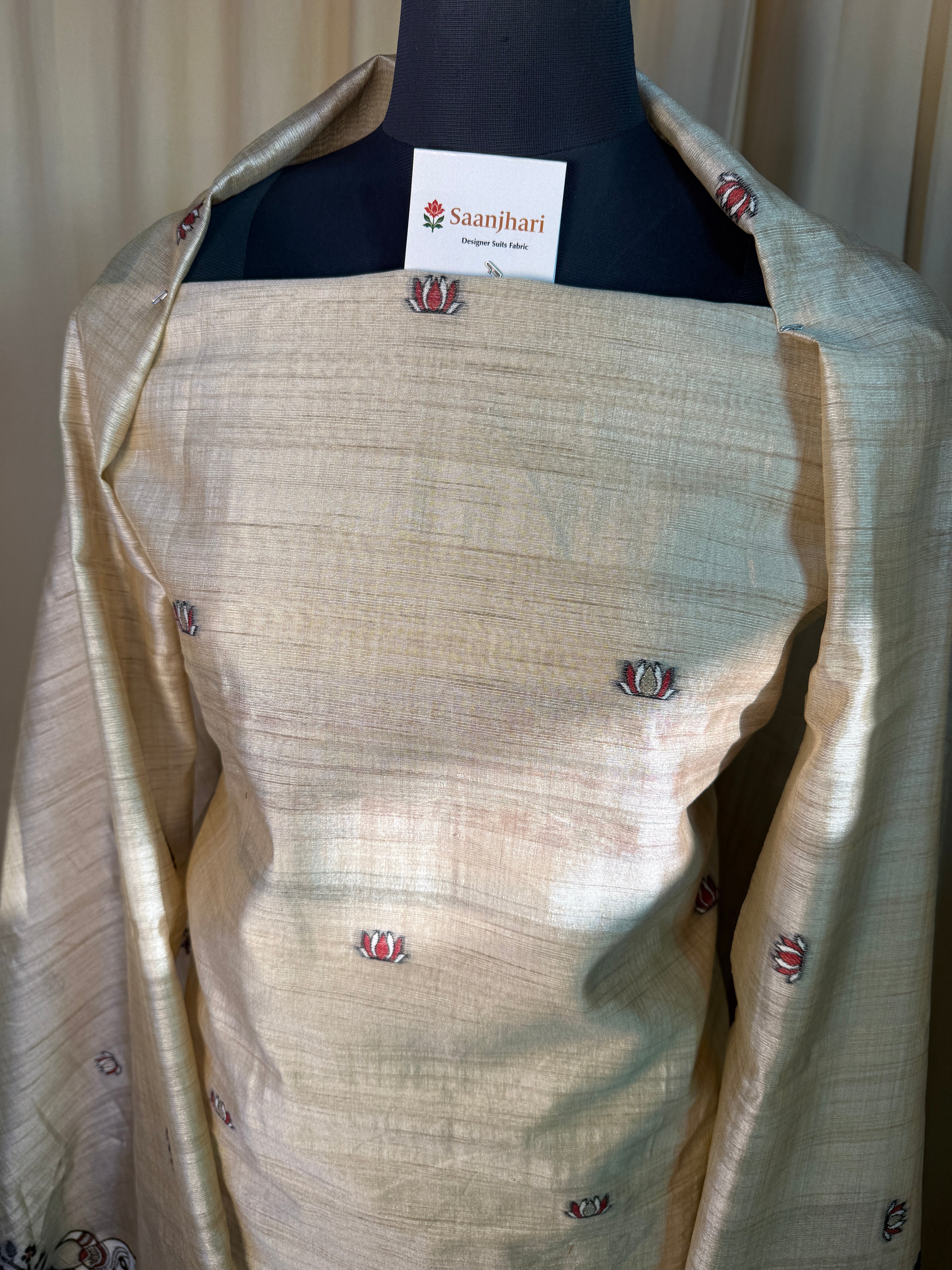 Classic Cotton Silk Suit Set for Festive and Everyday Elegance