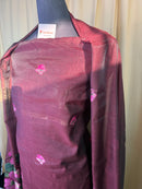 Linen Cotton Floral Print Suit Set with Dupatta – Elegant Festive Wear