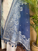 Linen Cotton Jamdani Suit with Handcrafted Jamdani Dupatta