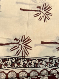 Tribal Block Print Cotton Suit Set – Unstitched Fabric with Matching Dupatta