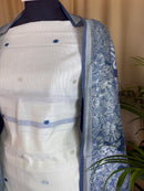Linen Cotton Jamdani Suit with Handcrafted Jamdani Dupatta
