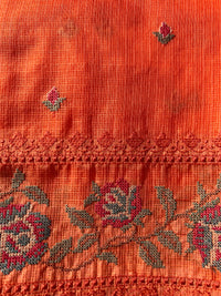 Kota Banarasi Silk Unstitched Suit Set with Woven Dupatta – Elegant Festive & Wedding Wear for Women