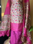 Pretty Floral Print Cotton Suit Set with Dupatta—Comfortable Everyday Wear
